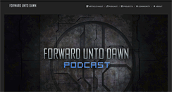 Desktop Screenshot of forwarduntodawn.com